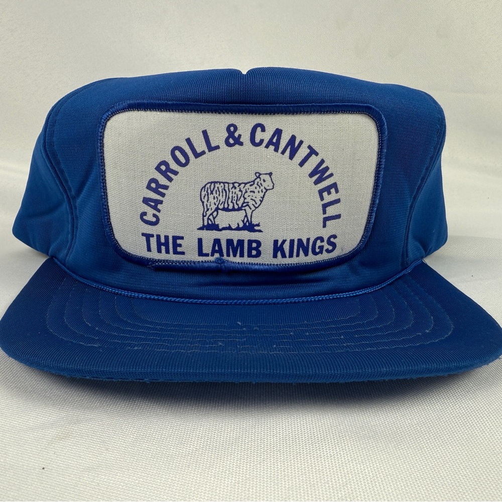 Vintage Blue Carroll & Cantwell Trucker Hat
